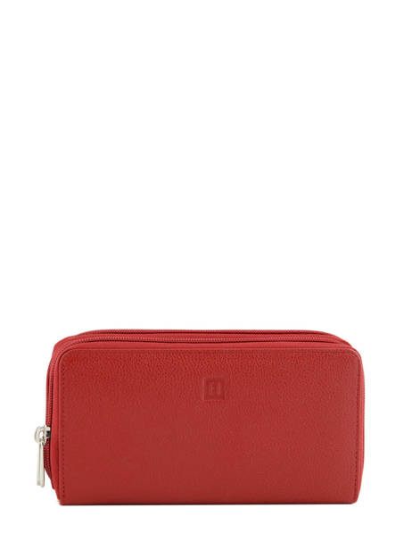 Continental Wallet Confort Leather Hexagona Red confort 467399