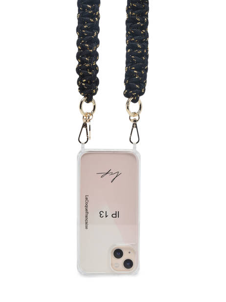 Shoulder Strap For Phone Cover La coque francaise Black chaine LE308290
